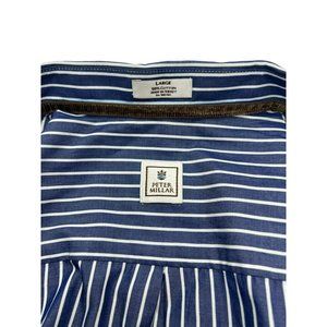 Peter Millar Men's L Cotton Crown Finish Long Sleeve Button Down Shirt